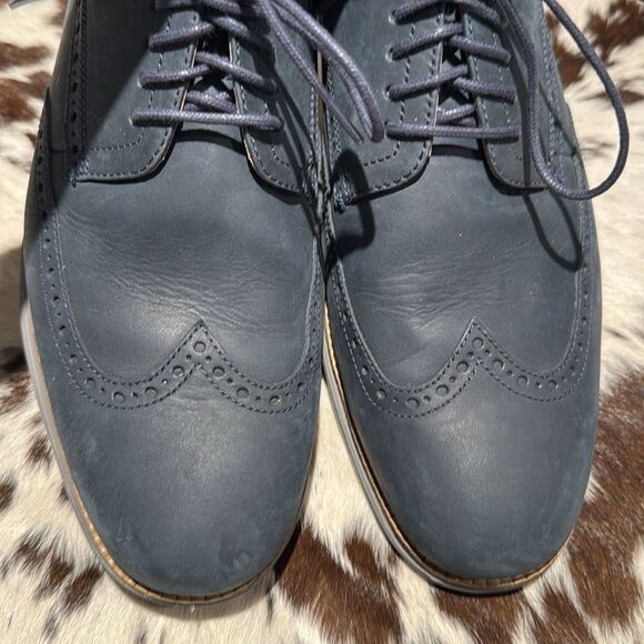 Cole haan Blue Leather Original‎ grand Wings Size 12 A14 main image 9